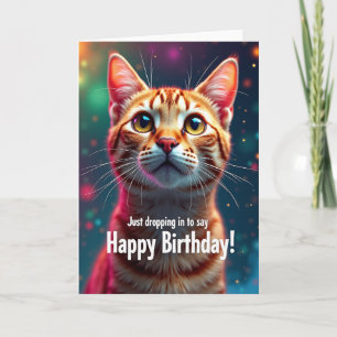 Golden Eyes Birthday Card