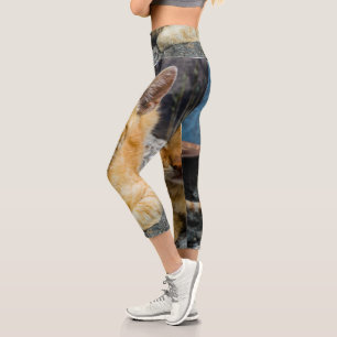 Golden Eyes Capri Leggings