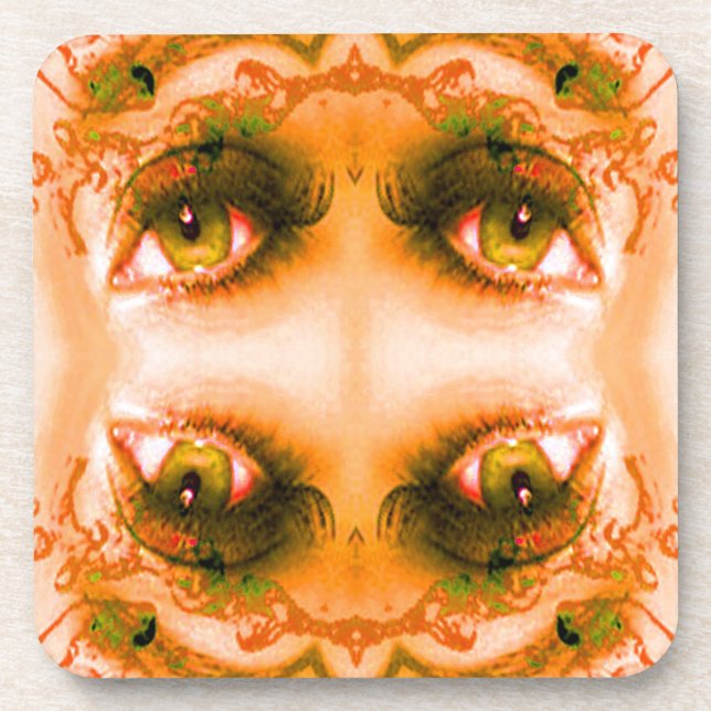Golden Eyes Coaster (Front)