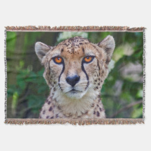 Golden Eyes Throw Blanket