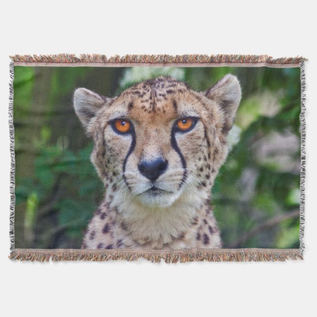 Golden Eyes Throw Blanket (Front)