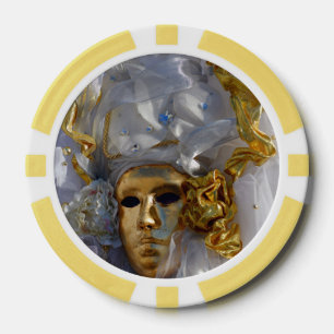 Golden Face Poker Chips