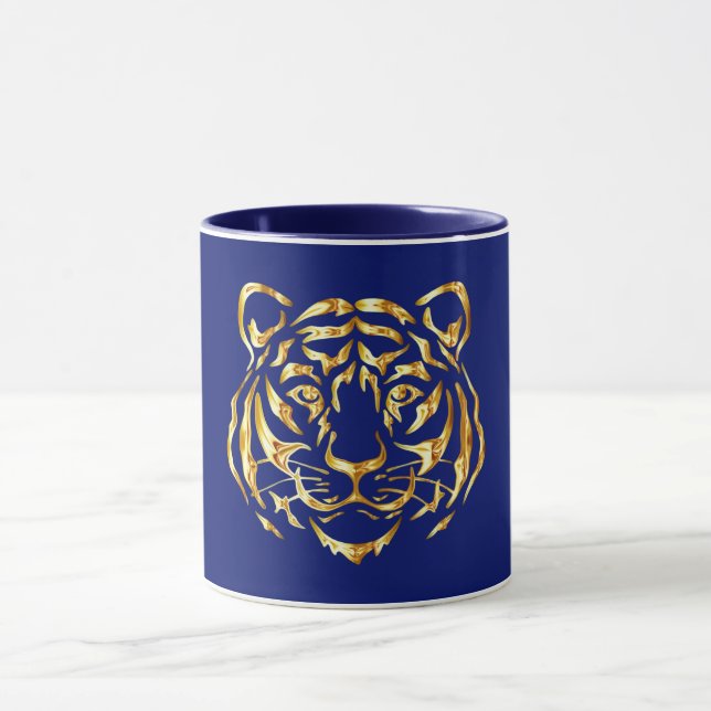 Golden Face Tiger Mug (Center)