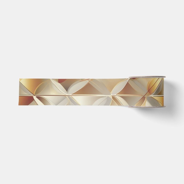 Golden Facets Grosgrain Ribbon (Front)