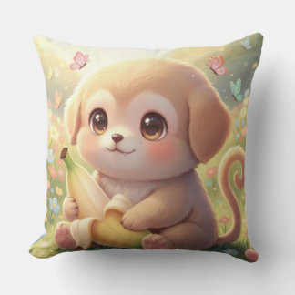 Golden Fantasy Meadow Creature – Whimsical Flower Cushion