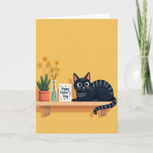 Golden Fathers Day Animal Card