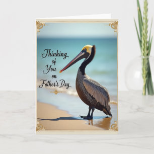 Golden Fathers Day Shore Card