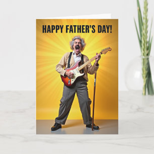 Golden Fathers Day Shout Card