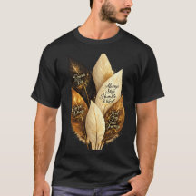 Golden Feather Aesthetic Tee ya