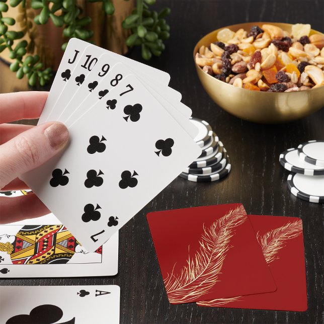 Golden Feather Playing Cards  (Creator Uploaded)