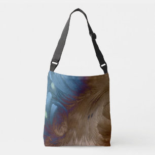Golden Feathers Crossbody Bag