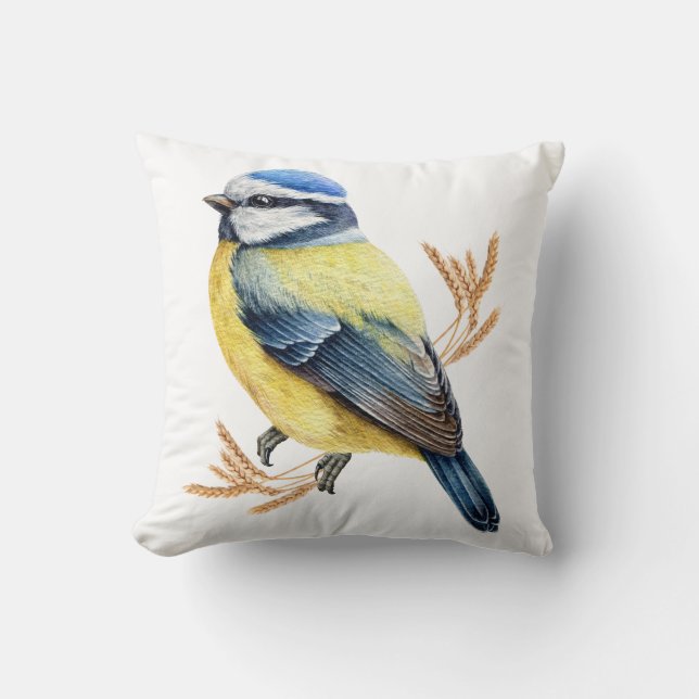 Golden Feathers Cushion (Front)