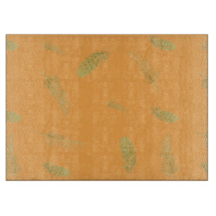 Golden Feathers Marigold  Cutting Board