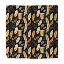 Golden Feathers Prosperity Bandanna 