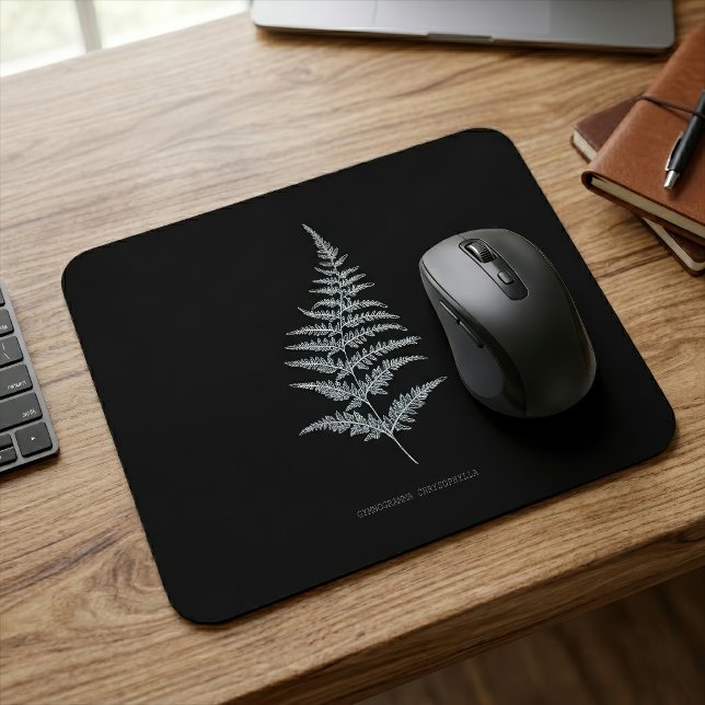 Golden Fern Frond, Gymnogramma Chrysophylla Mouse Pad (Golden Fern Frond, Gymnogramma Chrysophylla. Mouse Pad)
