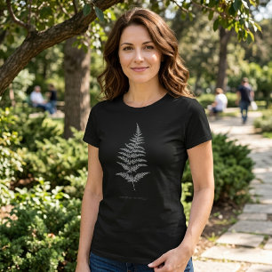 Golden Fern Frond, Gymnogramma Chrysophylla T-Shirt