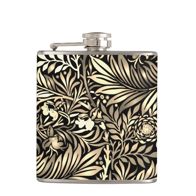Golden Fern  Hip Flask (Front)