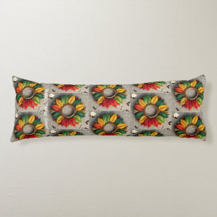 "Golden Festive Luxury" Body Cushion