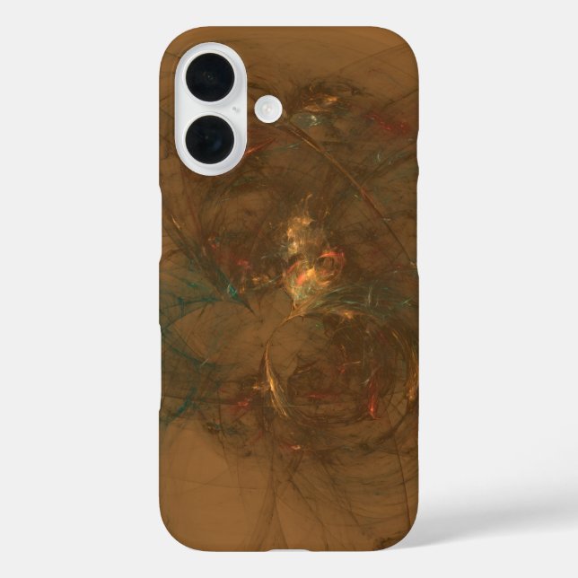 golden fibres abstract art  Case-Mate iPhone case (Back)