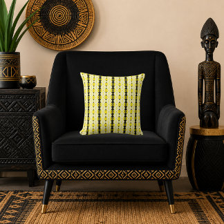 Golden Filigree Cushion
