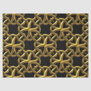 golden filigree tissue paper