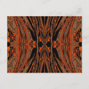 Golden Fire Butterfly Postcard