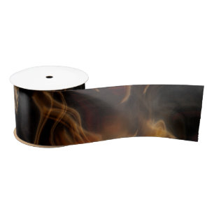 Golden Fire Satin Ribbon