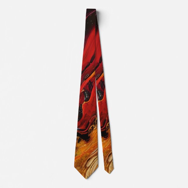 Golden Fire Tie (Front)