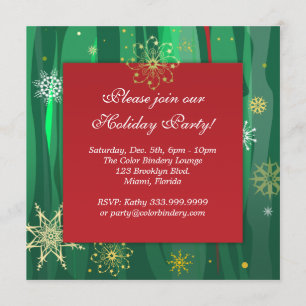 Golden Flakes 5.25" x 5.25" Invitation