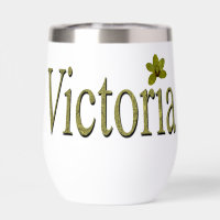 Golden Flecks Victoria Name Design,