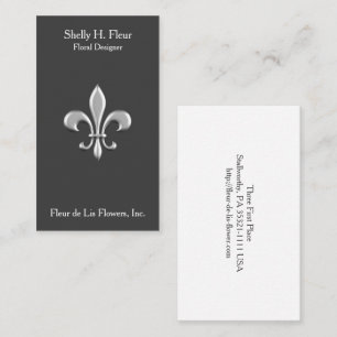 Golden Fleur De Lis Business Card