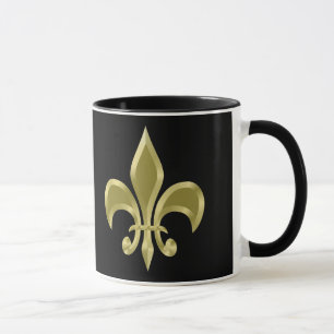 Golden Fleur-de-Lis Mug