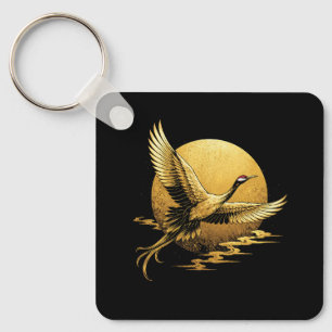 Golden Flight Key Ring