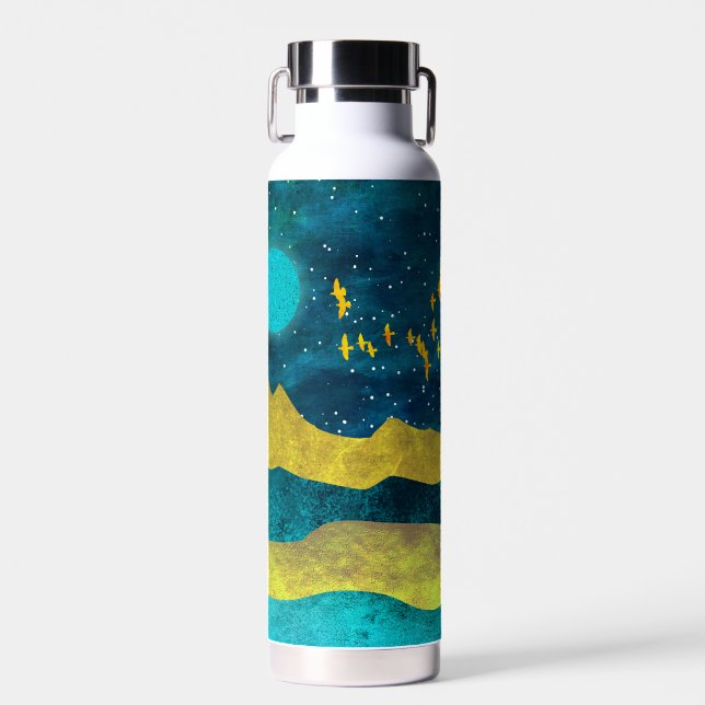 Golden Flock Water Bottle (Front)