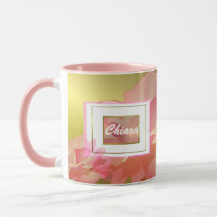 GOLDen FLOral COFFEE MUG, FOR WOMEN Mug