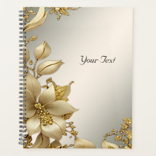 Golden Floral Wedding Planner