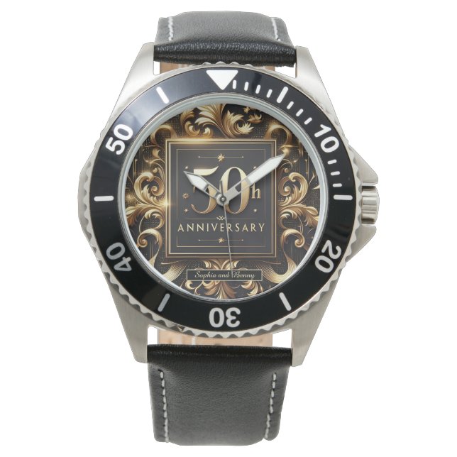 Golden Flourish: 50th Anniversary Design Watch (Front)