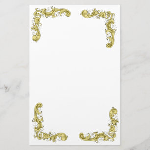 GOLDEN FLOURISHES STATIONERY