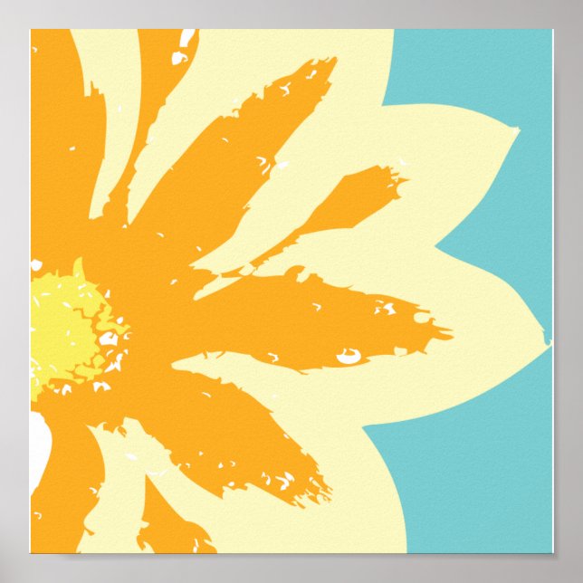Golden Flower Poster (Front)