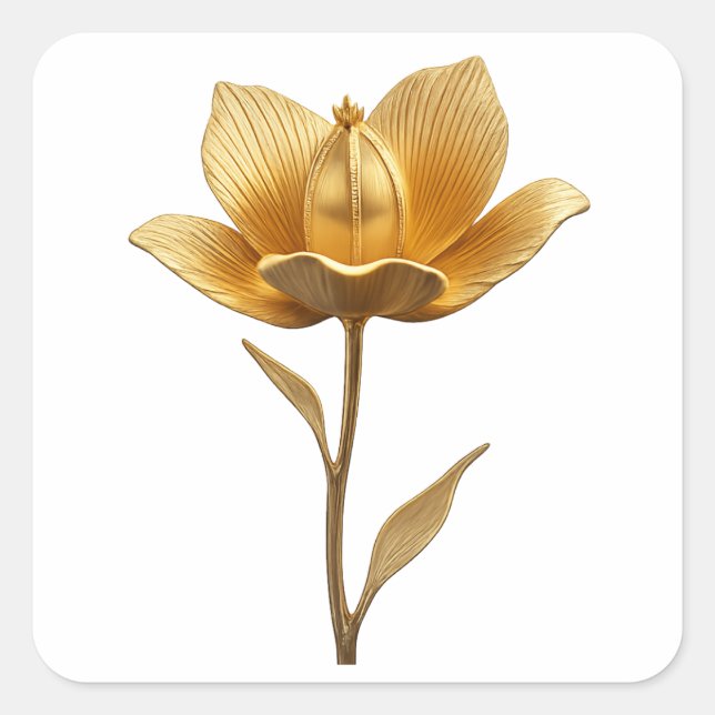 Golden Flower Stickers (Front)