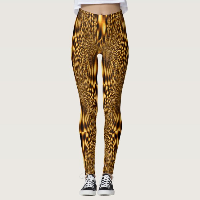 Golden Flowers....... Leggings (Front)