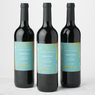 Golden Foil Wine Label
