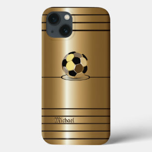 Golden Football Style iPhone 13 Case