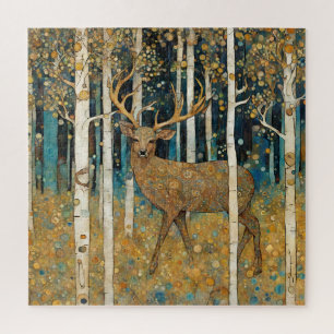 Golden Forest Deer Puzzle