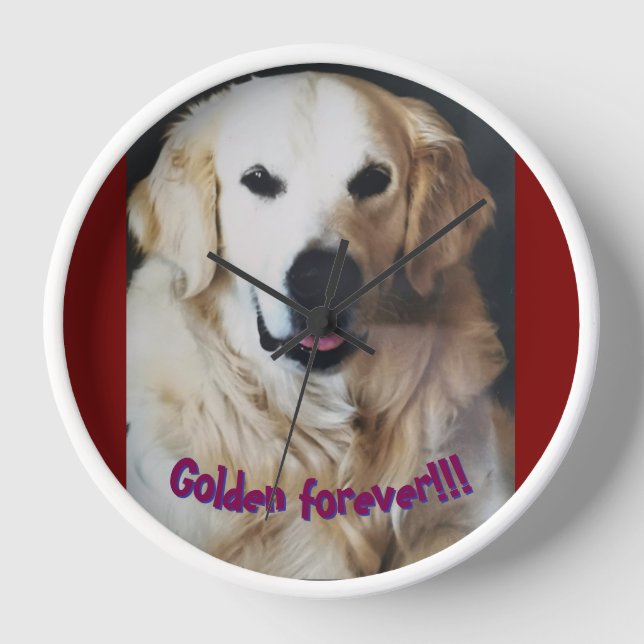 Golden forever clock (Front)