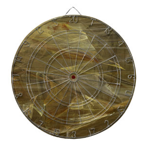 Golden Fractal Dart Board