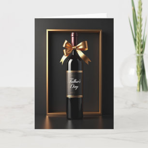 Golden Frame Fathers Day Card