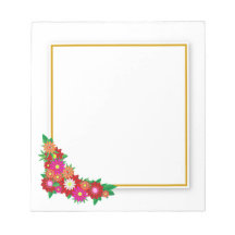 Golden Frame & Floral