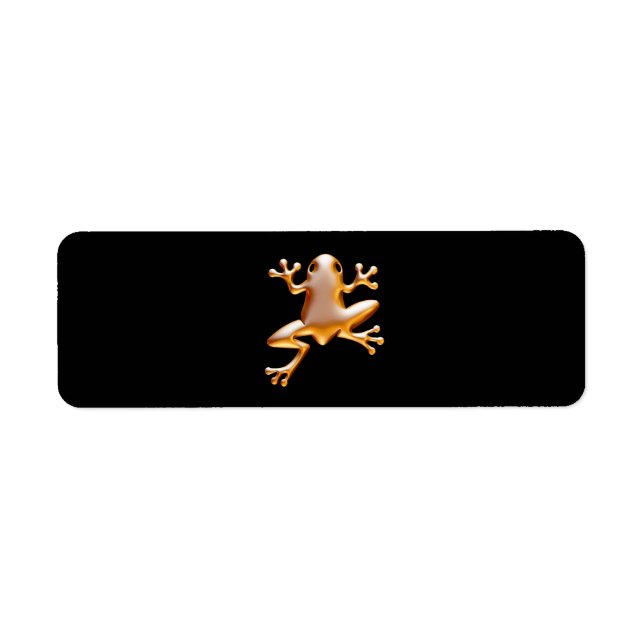 Golden Frog Return Address Label (Front)