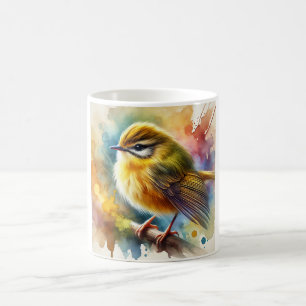 Golden Fulvetta 010824AREF120 - Watercolor Coffee Mug